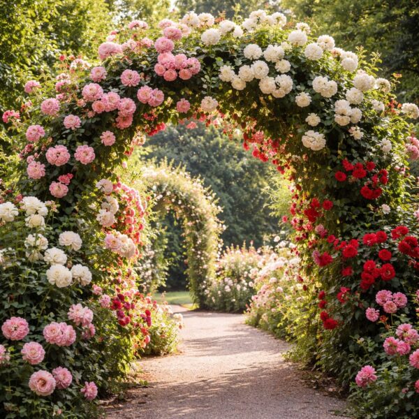 Arbour Climbing Roses : 18 Best Varieties for Garden Arches